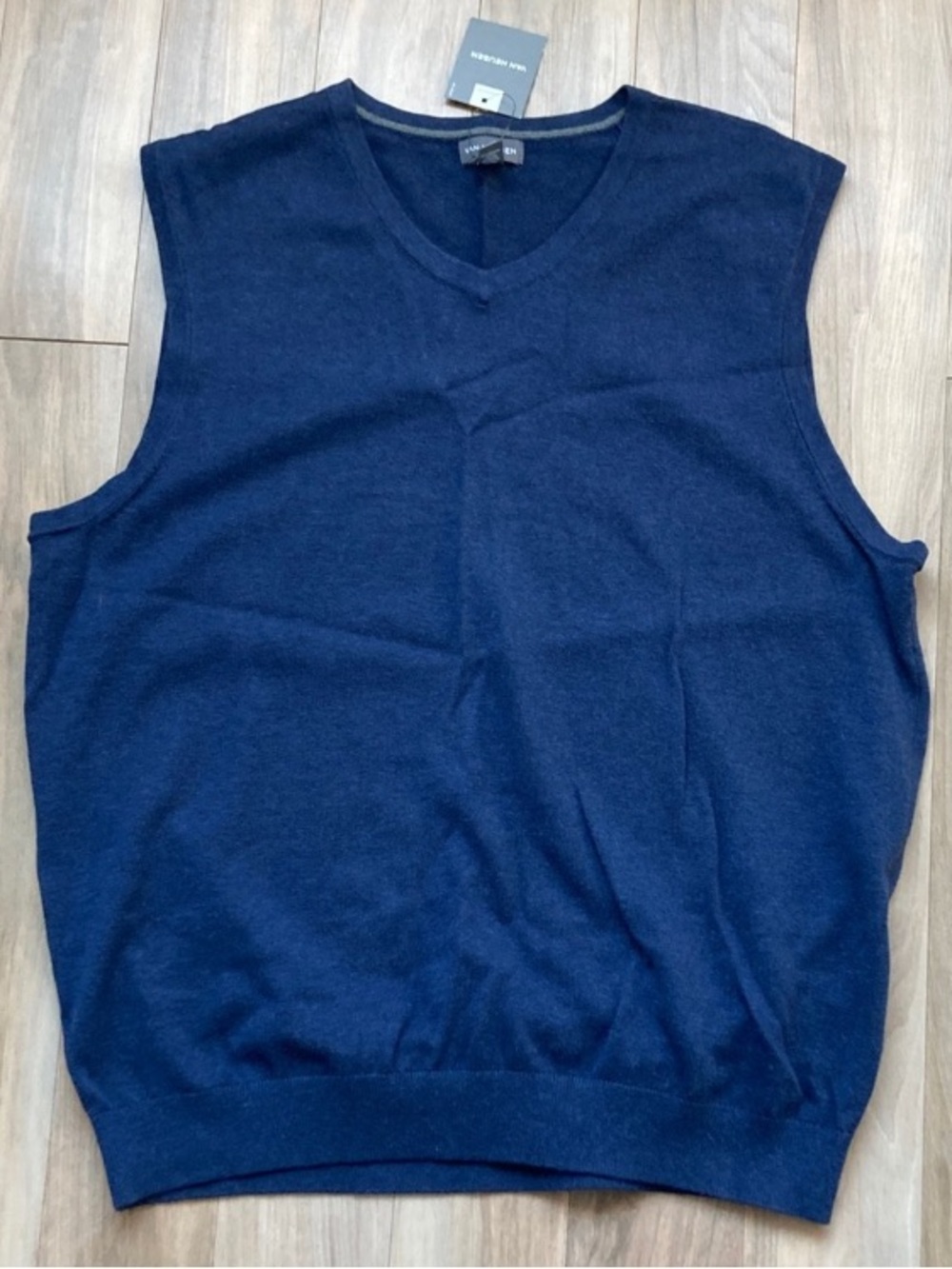 Mens van heusen classic fit sweater vest size L